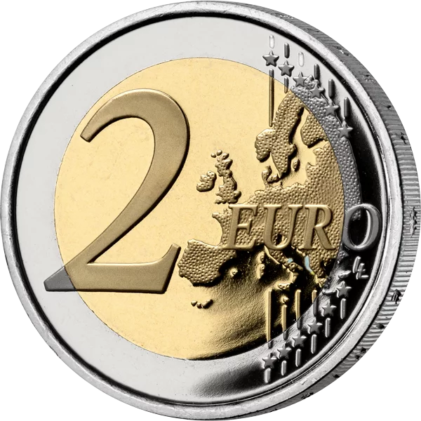 2 Euro BRD Saarland Saarschleife 2025 mit Farb-Applikation und Hologramm