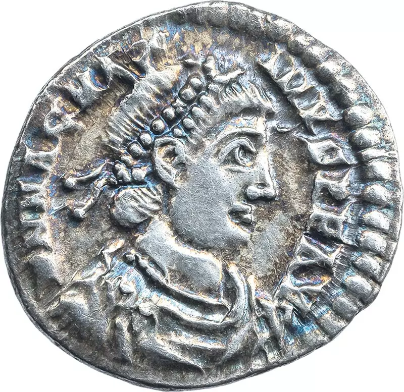 Siliqua Kaiser Magnus Maximus 383 - 388 n. Chr.