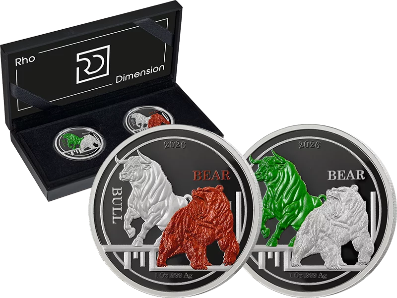 2 x 1 Dollar Ascension RhoDimension Bulle & Bär 2026