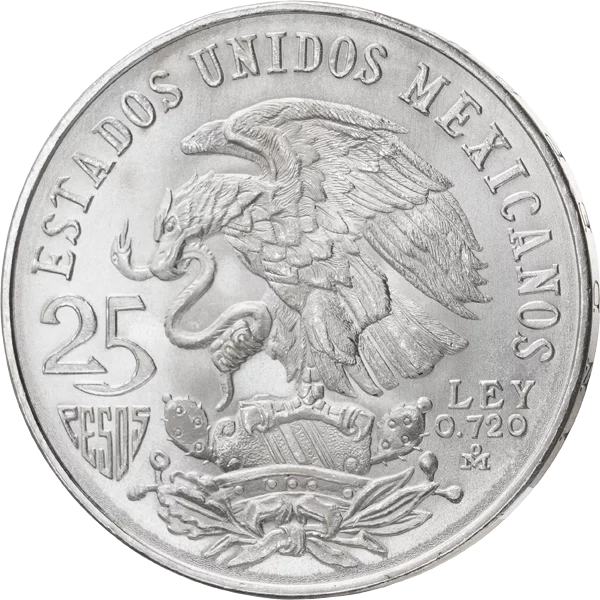 25 Pesos Mexiko Mayatänzer Olympiade Mexiko 1968