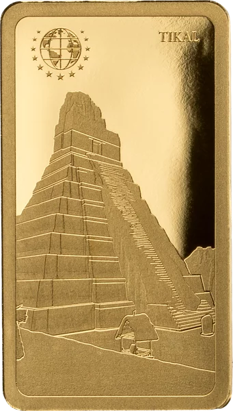 Goldbarren Unified Nations Welterbestätten II - Tikal