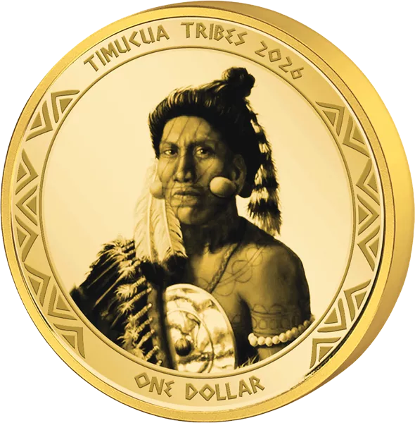 1 Cent - 1 Dollar Native American Kursmünzensatz Timucua 2026