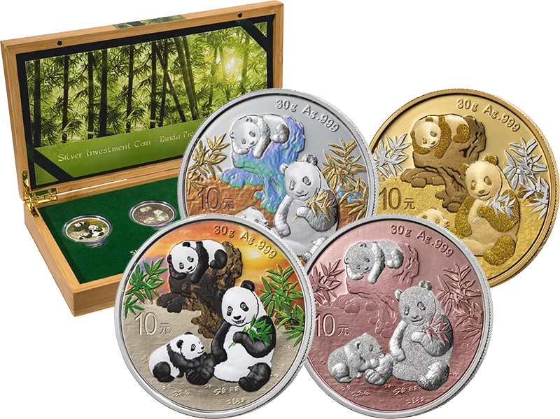 Silver Investment Coin Prestige-Set Panda 2025 Silver Investment Coin Prestige-Set Panda 2025
