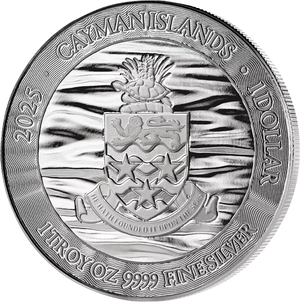 1 Unze Silber Kaimaninseln Marlin 2025