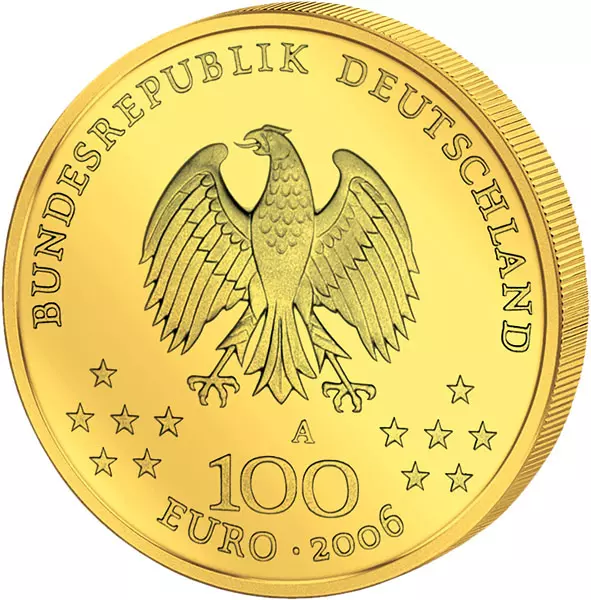 100 Euro BRD UNESCO-Weltkulturerbe Klassisches Weimar 2006 Stempelglanz