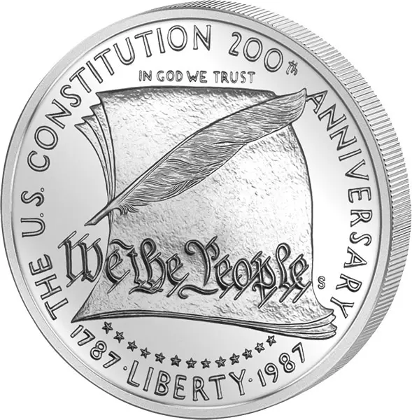 1 Dollar USA 200 Jahre Verfassung 1987