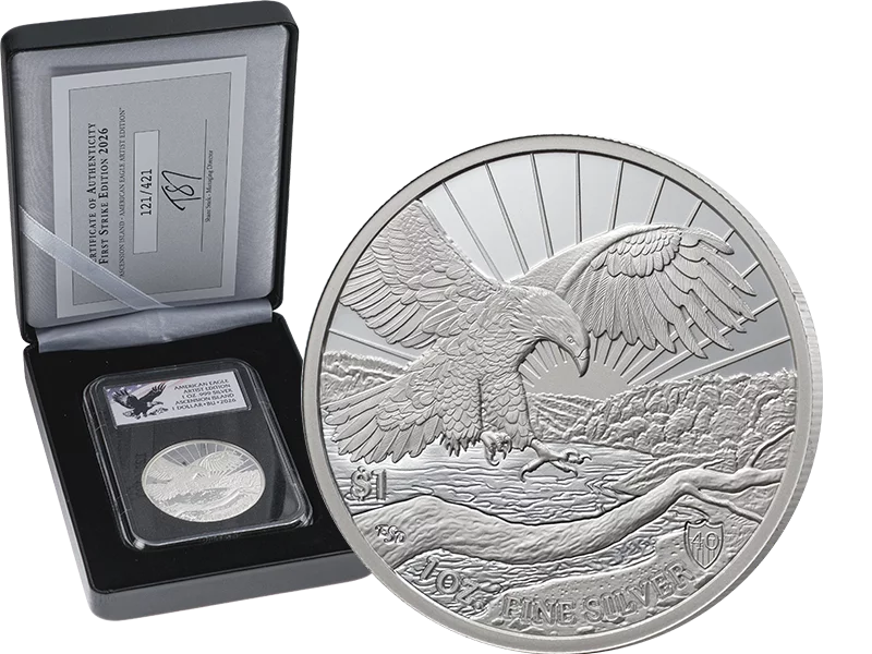1 Dollar Ascension First Strike American Eagle Künstleredition 2026