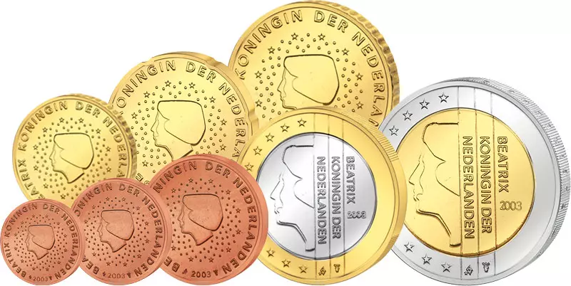 Euro-Kursmünzensatz Niederlande 1999-2013
