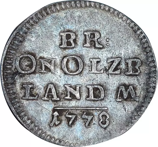 2 1/2 Kreuzer Brandenburg-Ansbach Markgraf Karl Alexander 1766-1779