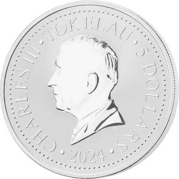 5 Dollars Tokelau Mustang 2024 mit Keramikveredelung