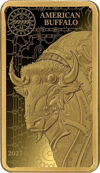 10 Dollars Salomonen Worlds Purest Bullion Buffalo 2027
