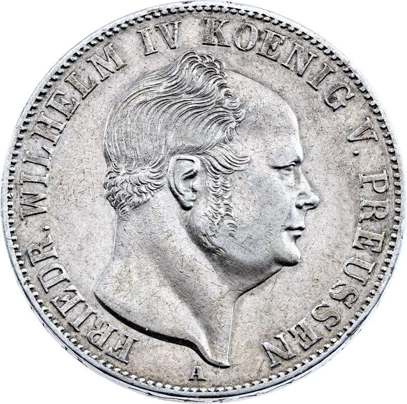 Ausbeutetaler Preußen König Friedrich Wilhelm IV. 1853 - 1856