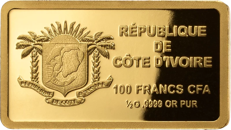 100 Francs Elfenbeinküste Glücksbringer 2025