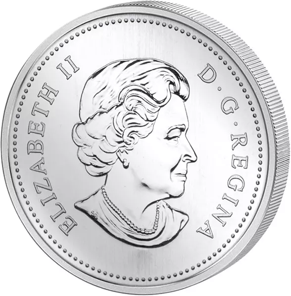 1 Dollar Kanada 40. Jahrestag der kanadischen Nationalflagge 2005 Polierte Platte