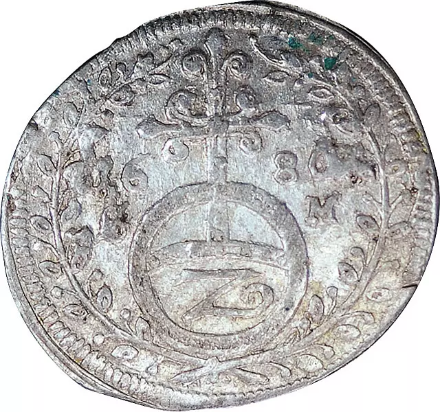 Halbbatzen Hanau-Lichtenberg Graf Friedrich Casimir 1647-1684