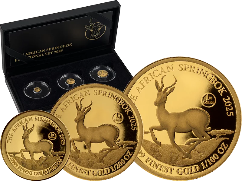 3 x 10 Francs Burundi Fractional Set - Springbock 2025