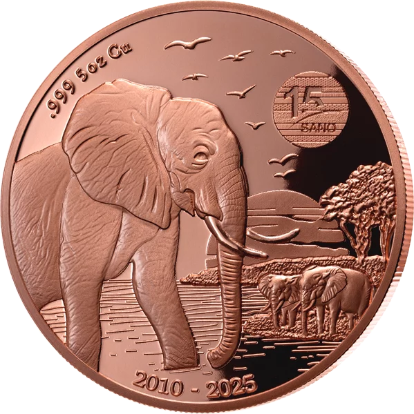 1 Dollar Liberia Giant Copper Investment – Elephant 2025
