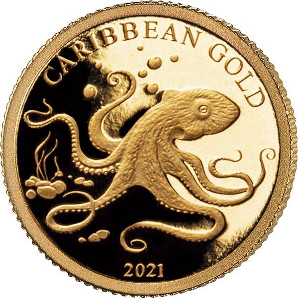 10 Dollars Barbados Oktopus 2021