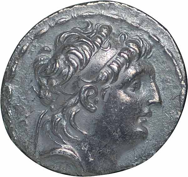 Tetradrachme Seleukidenreich Antiochos II. Theos 261-246 v.Chr. Sehr schön