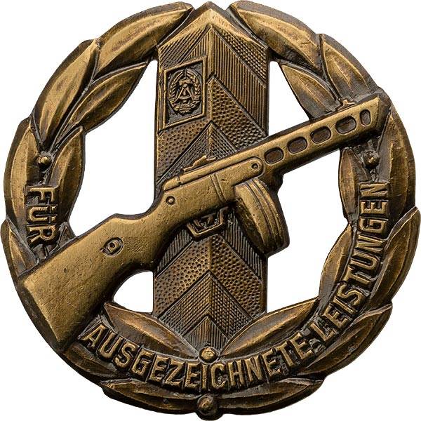 DDR Auszeichnung Grenzpolizei