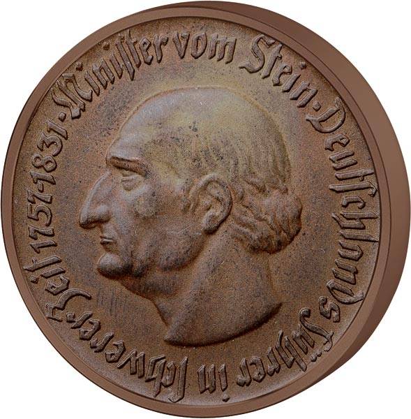 10 Mark Provinz Westfalen Minister vom Stein - Westfalenroß 1921