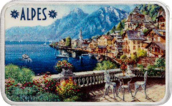 Silberbarren Beliebteste Reiseziele Europas - Alpen