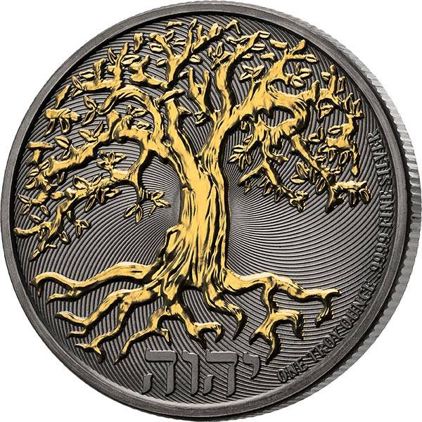 2 Dollars Niue Lebensbaum 2022 Golden Enigma Edition