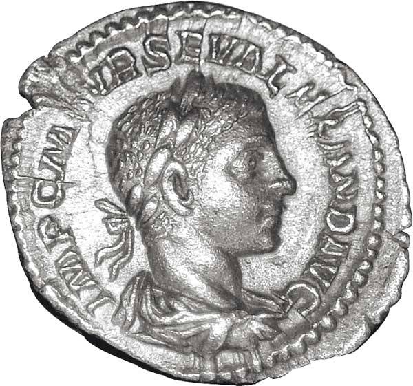 Denar Kaiser Severus Alexander 222-235 n.Chr. ss-vz