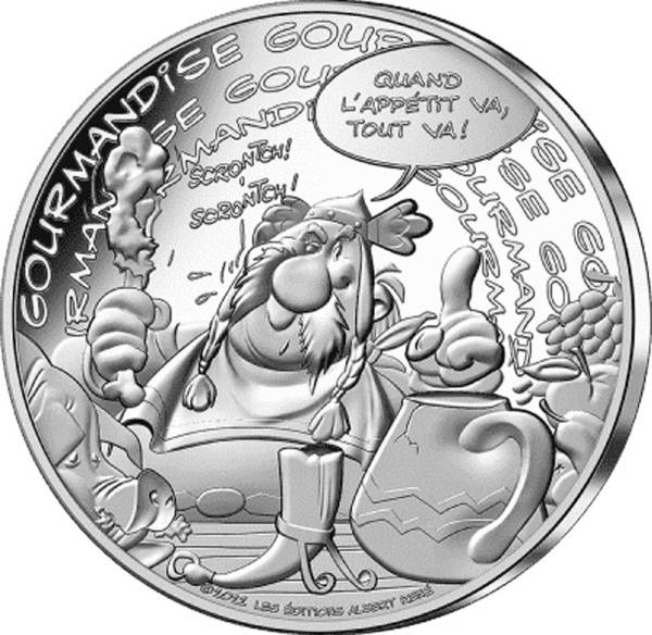 10 Euro Frankreich Asterix - Schlemmerei 2022