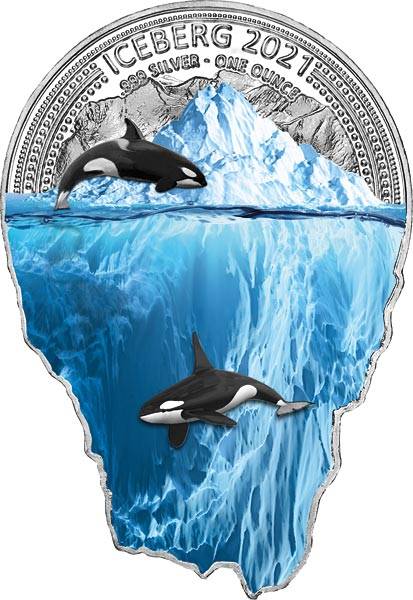 2 Dollars Fidschi Eisberg 2021