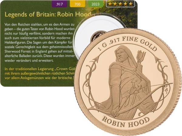 50 Tala Samoa Crown Gold Edition Robin Hood 2023