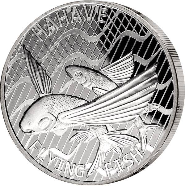 1 Unze Silber Tokelau Fliegender Fisch 2020