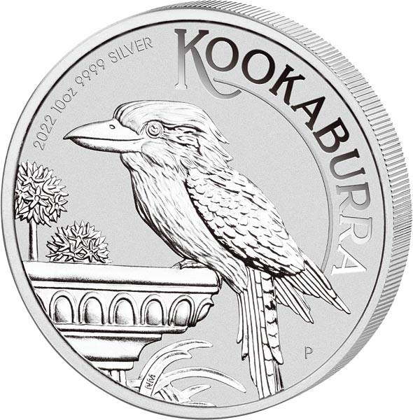 10 Unzen Silber Australien Kookaburra 2022