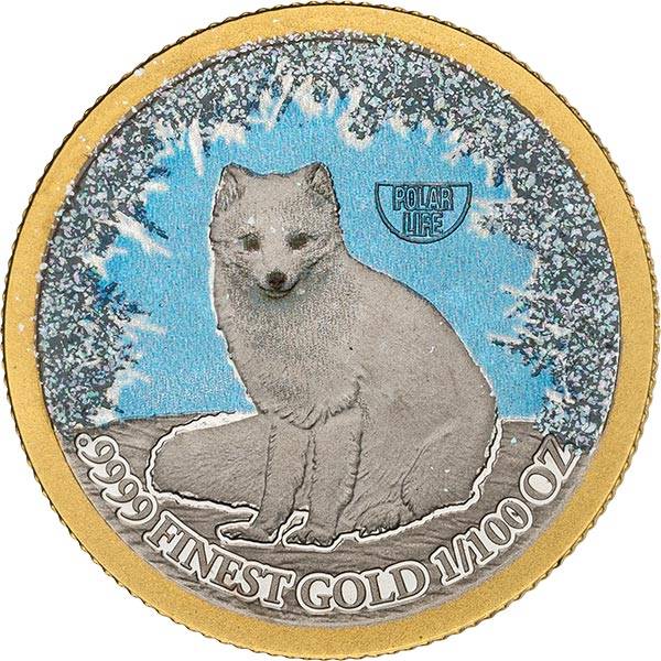 20 Shillings Somalia Polar Life Gold - Polarfuchs 2022