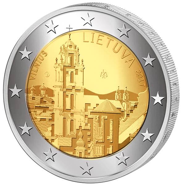 2 Euro Litauen Vilnius 2017