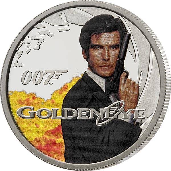 50 Cents Tuvalu James Bond - Golden Eye 2022