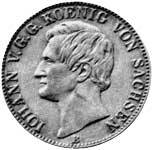 Taler Vereinstaler Johann 1861 ss-vz