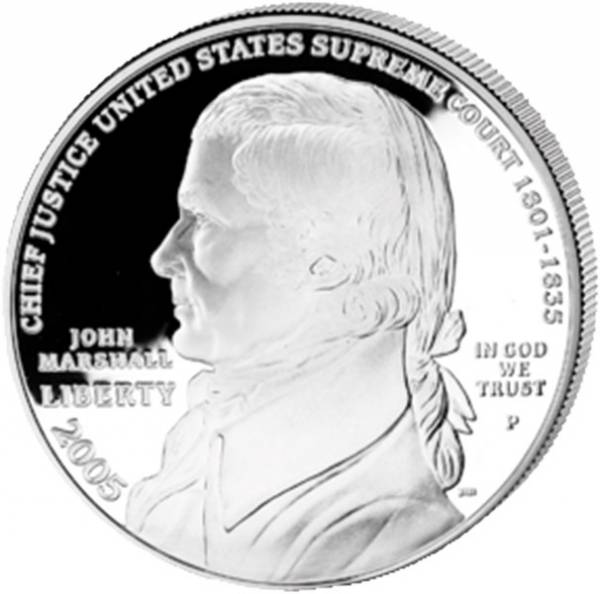 1 Dollar USA Chief Justice John Marshall 2005 Polierte Platte (PP)