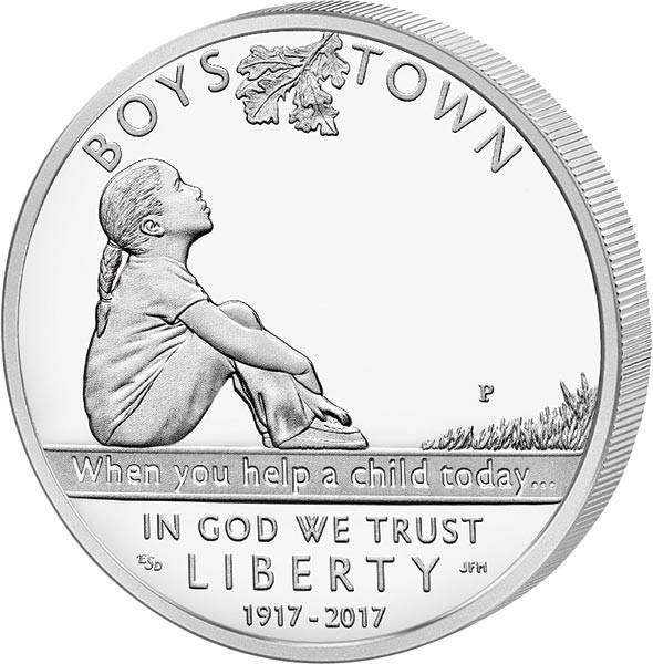 1 Dollar USA Boys Town Centennial 2017