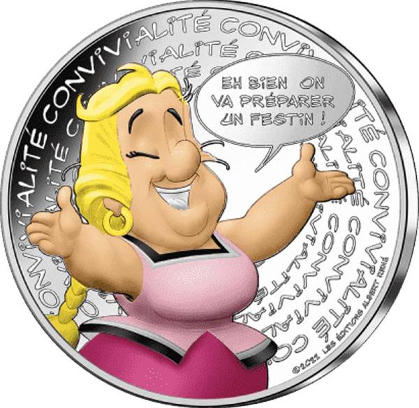 10 Euro Frankreich Asterix - Geselligkeit 2022