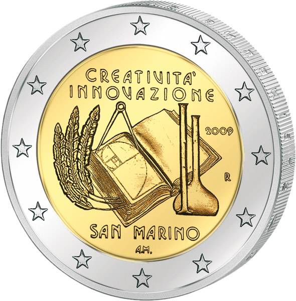 2 Euro San Marino Jahr der Kreativität und Innovation