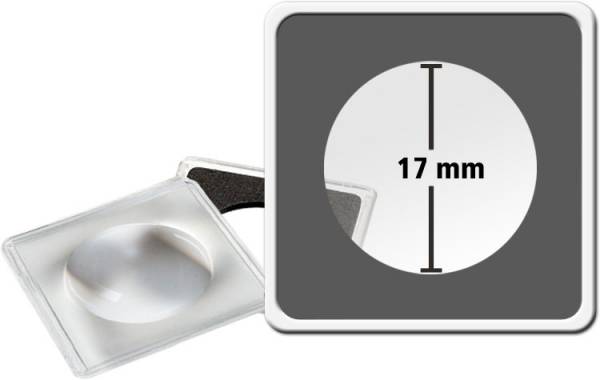 2er-Pack MAGNICAPS-Münzkapseln Durchmesser 17 mm