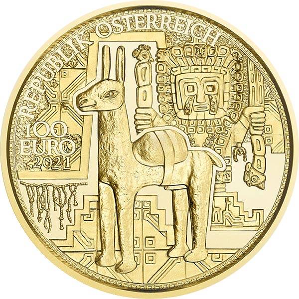 100 Euro Österreich Magie des Goldes - Der Schatz der Inka 2021
