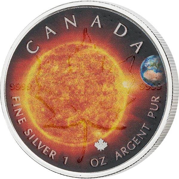 5 Dollars Kanada Maple Leaf Sonne 2022