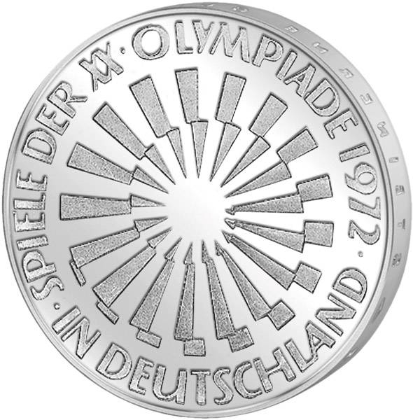 10 DM BRD Olympia I - Spirale Deutschland 1972