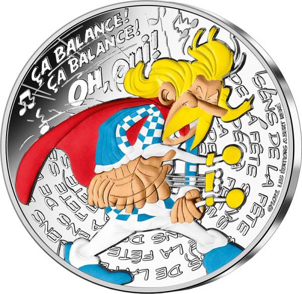 10 Euro Frankreich Asterix - Feierlaune 2022