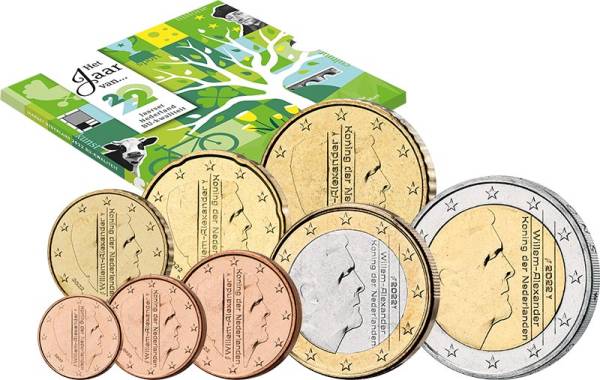 Euro-Kursmünzensatz Niederlande 2022