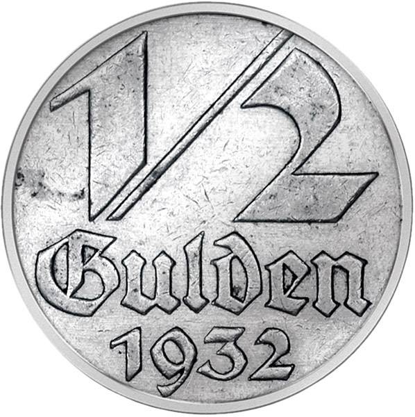 1/2 Gulden Wappen von Danzig