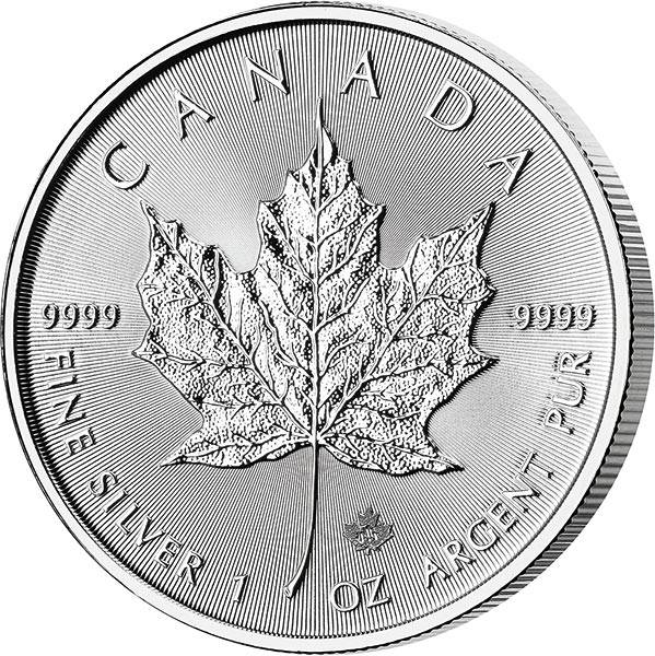 1 Unze Silber Kanada Maple Leaf 2022