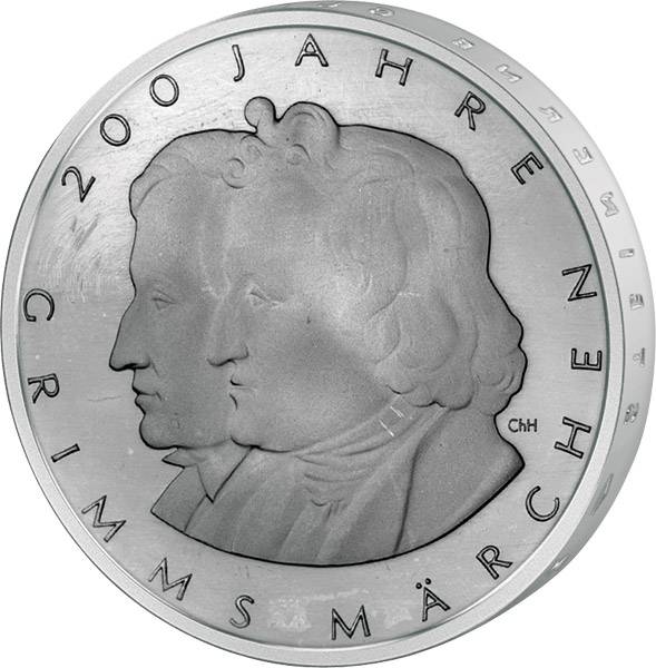 10 Euro BRD 200 Jahre Grimms Märchen 2012